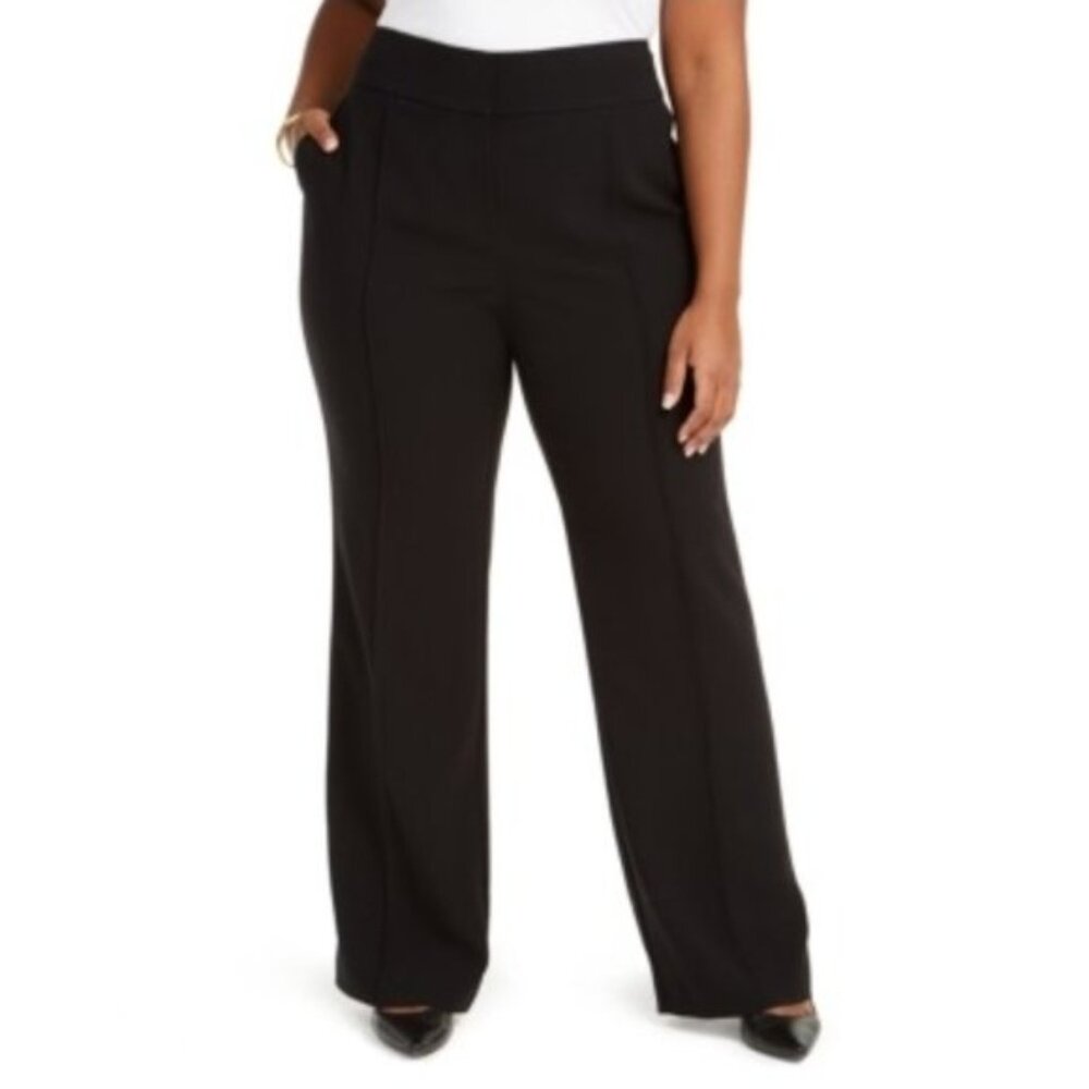Alfani Plus Size High-Rise Trousers